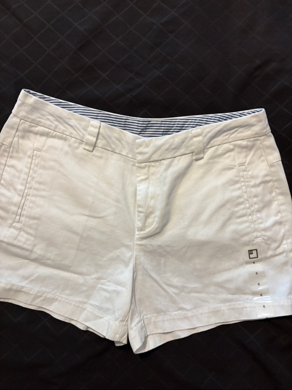 jcpenney White Women’s Bermuda Shorts